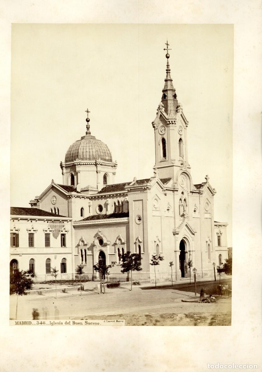 Fotograf&iacute;a antigua: Madrid. Laurent, 348. Iglesia del Buen Suceso