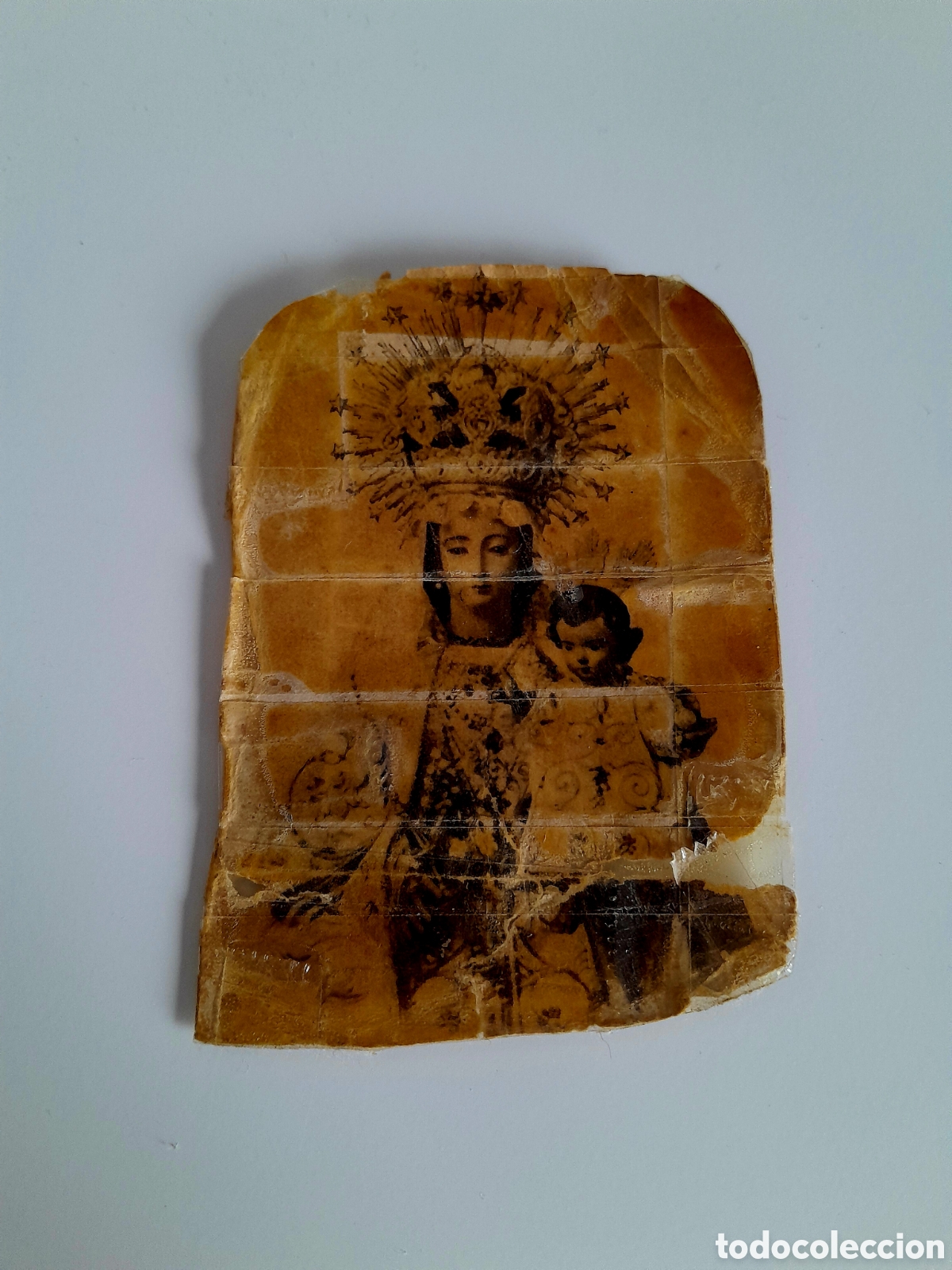 Fotograf&iacute;a antigua: Antiqu&iacute;sima Fotograf&iacute;a VIRGEN del VALLE ( colegio del valle) Sevilla