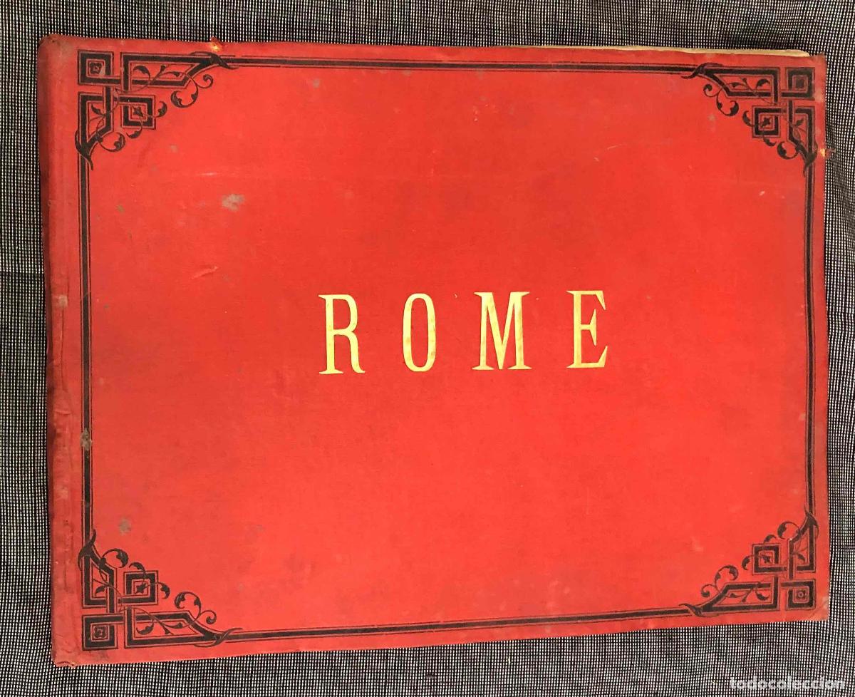 Fotograf&iacute;a antigua: ALBUM CON 24 FOTOGRAFIAS ALBUMINA ROMA ROME. ITALIA. C.1900