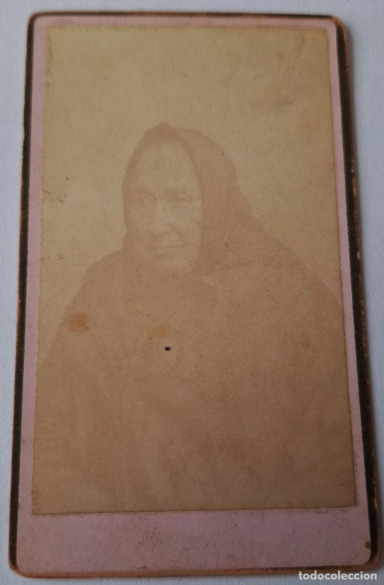 Fotograf&iacute;a antigua: FOTO POSTAL MUY ANTIGUA ALBUMINA - CON CARTON - SIGLO XIX - SE&Ntilde;ORA MAYOR