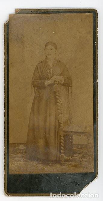 Fotografia antica: OVIEDO. ASTURIAS. RIBOT. MUJER ALDEANA CON TRAJE TRADICIONAL