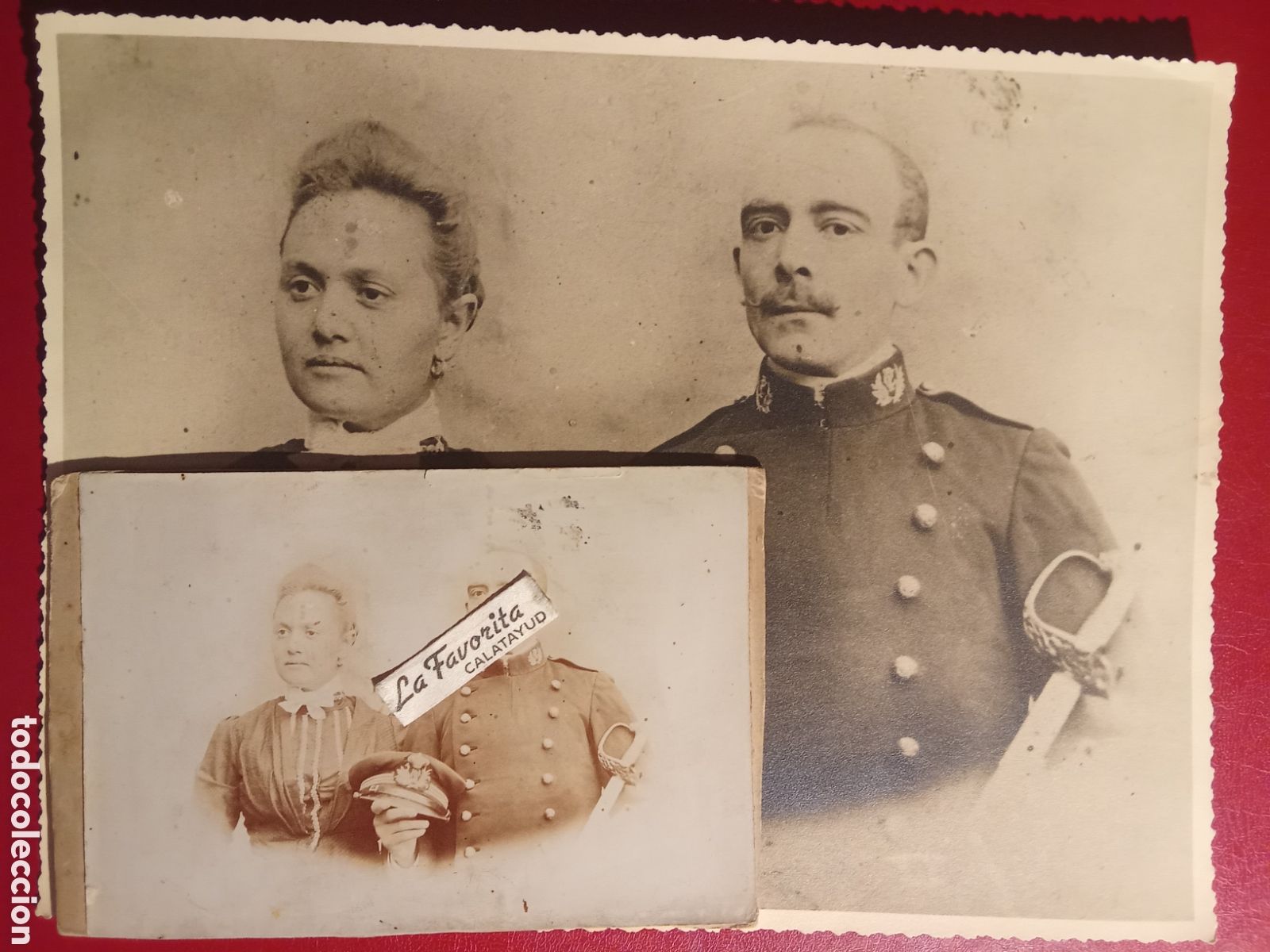 Fotograf&iacute;a antigua: Fotografia original y ampliacion LA NUEVA SEVILLANA c/ Santiago ZARAGOZA , JMJ