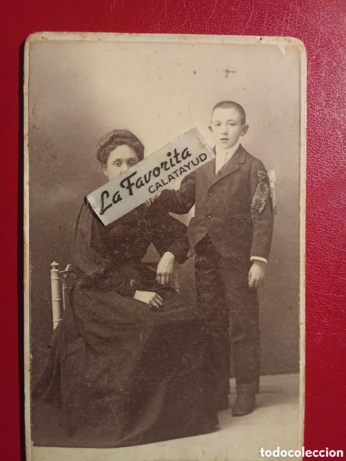 Fotograf&iacute;a antigua: Fotografia original LA NUEVA SEVILLANA c/ Santiago ZARAGOZA , JMJ
