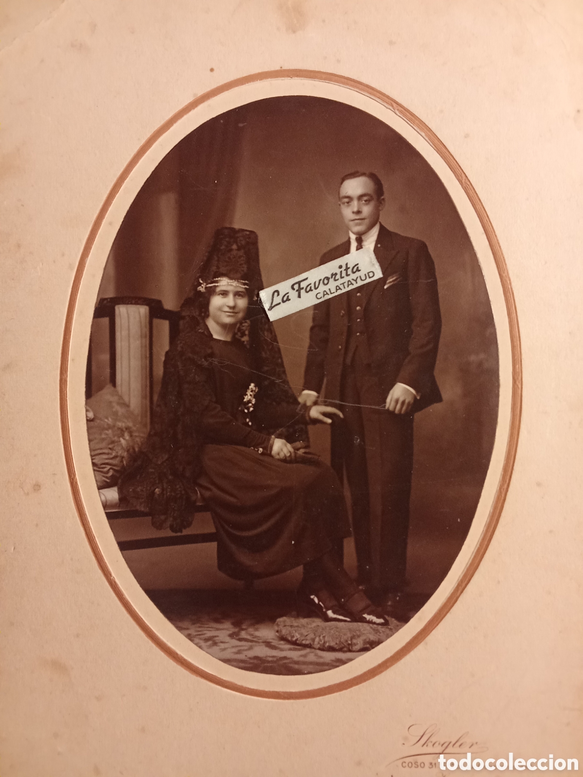 Fotograf&iacute;a antigua: Fotografia SKOGLER coso 31 plaza constitucion Zaragoza , JMJ