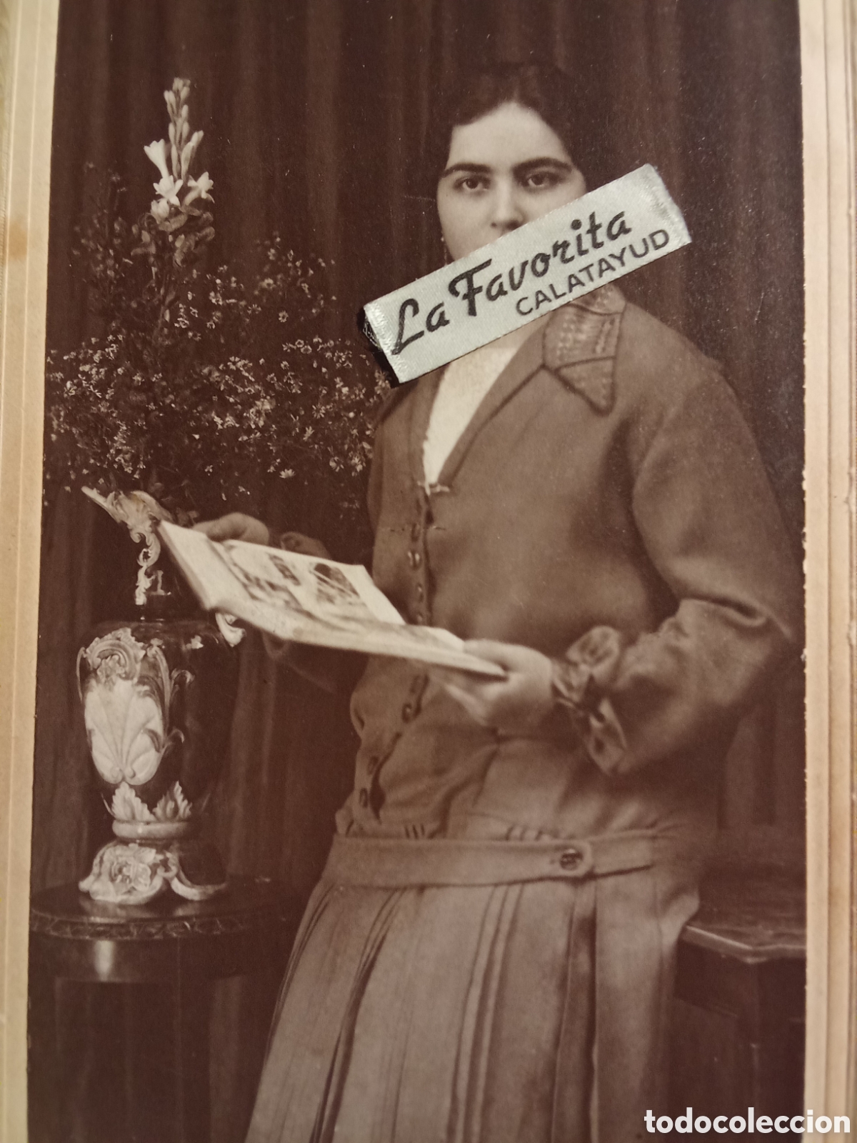 Fotograf&iacute;a antigua: Fotografia tarjeta postal F. LLEDIAS C/ Coso n&ordm; 9 Zaragoza , JMJ