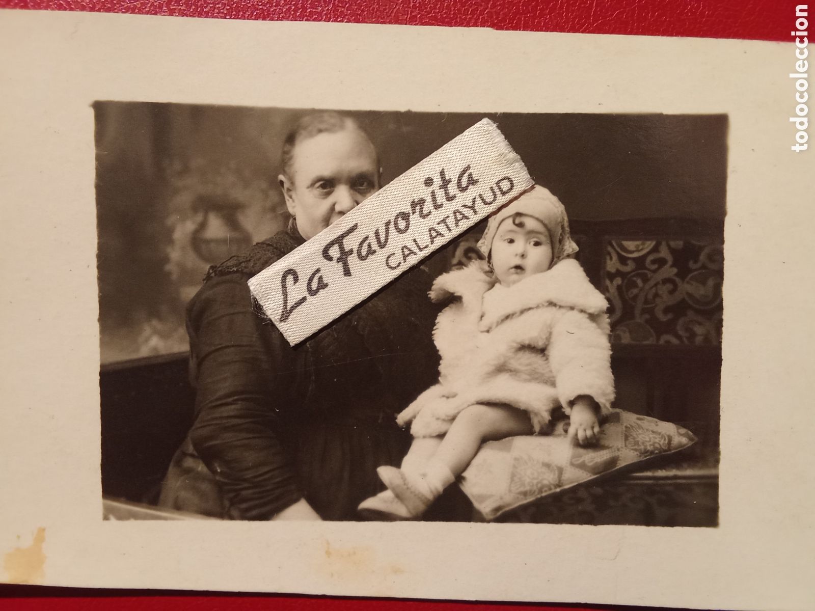Fotograf&iacute;a antigua: Fotografia Tarjeta postal estudio GOYA C/ mercado Zaragoza , JMJ