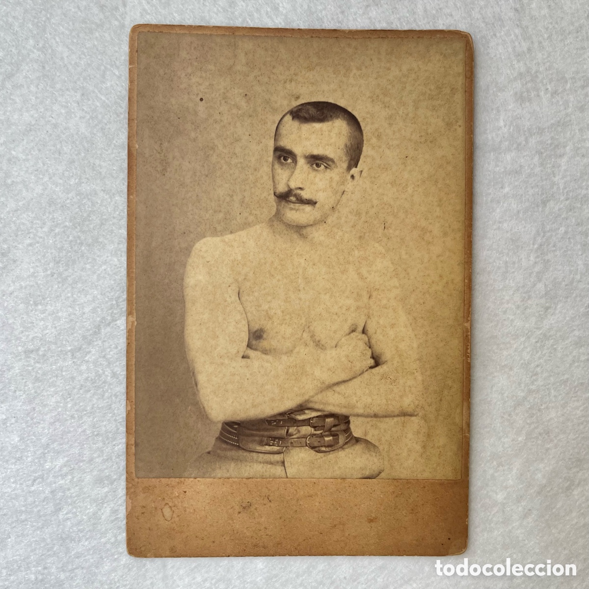 Fotograf&iacute;a antigua: ANTIGUA FOTOGRAF&Iacute;A LUCHA / BOXEO - LUCHADOR / BOXEADOR