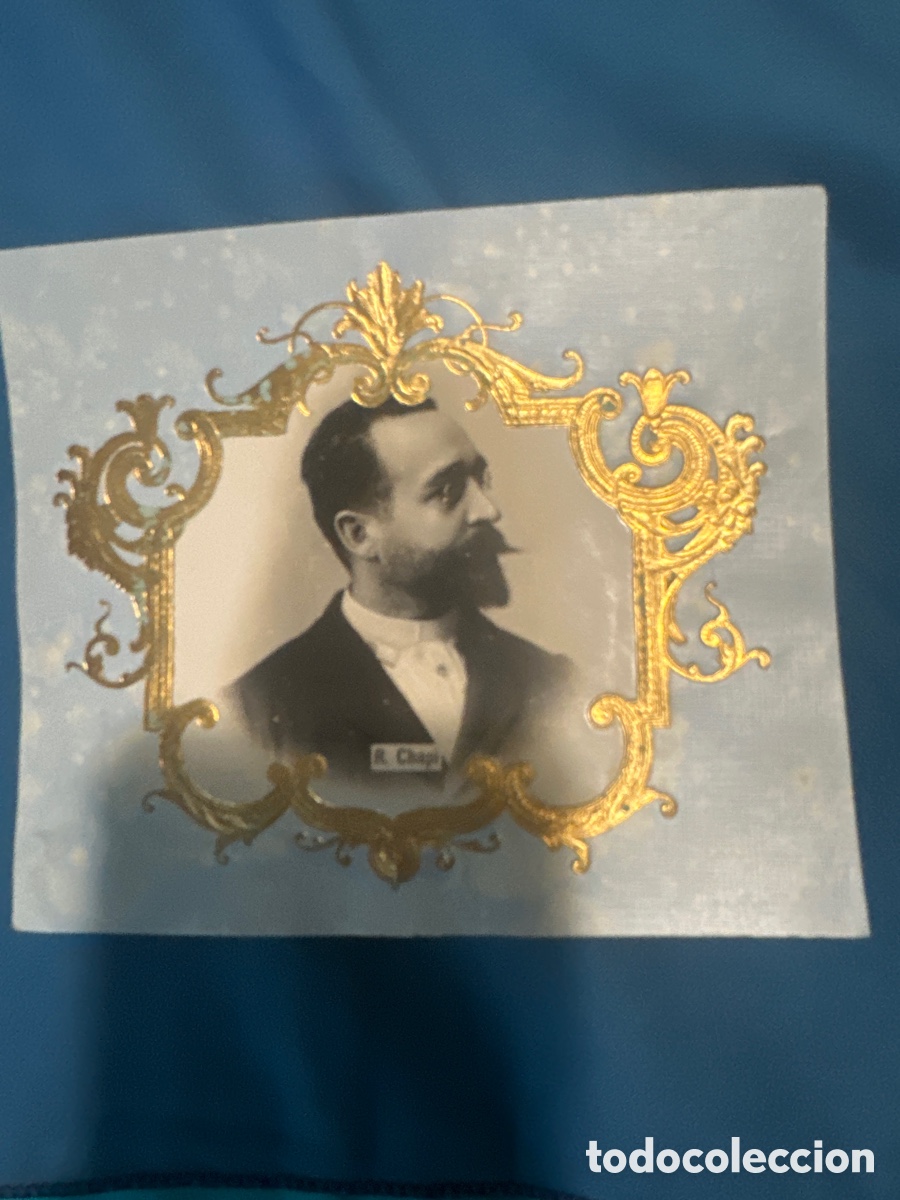 Fotograf&iacute;a antigua: Roberto Chapi , 1900 foto con orla