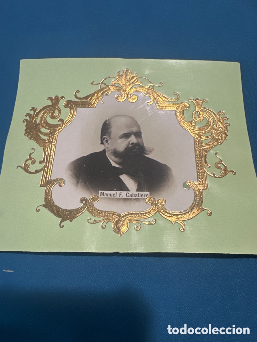 Fotograf&iacute;a antigua: Manuel F Caballero foto antigua con orla