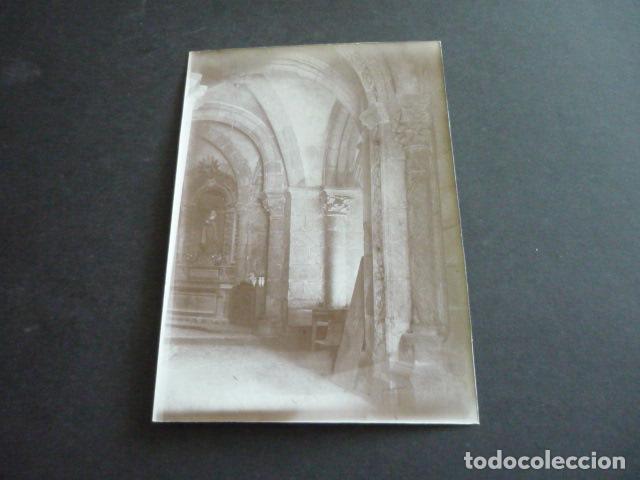 Fotografia antica: SANTIAGO DE COMPOSTELA CATEDRAL VIEJA ANTIGUA ALBUMINA SIGLO XIX 12 X 17 CM