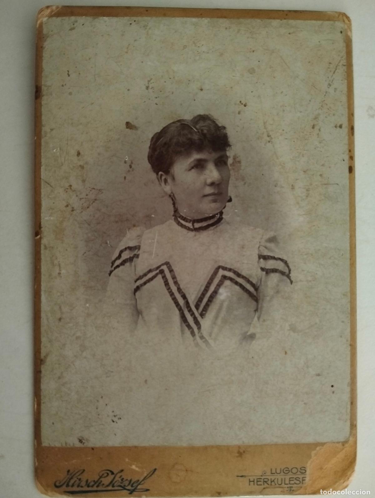 Fotografia antica: ANTIGUA FOTOGRAFIA, ESTUDIO HIRSCH JOZSEF - LUGOS, PRINCIPIO SIGLO XX, MEDIDA 11 X 16,5 CM