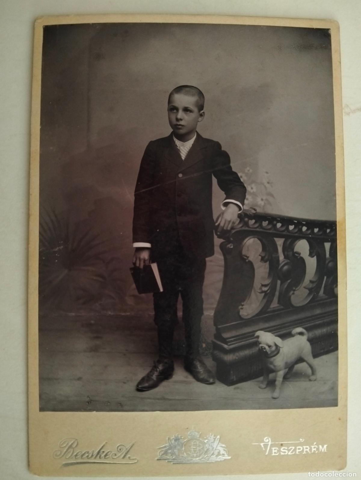 Fotografia antica: ANTIGUA FOTOGRAFIA, ESTUDIO BECSKEA - VESZPREM, PRINCIPIO SIGLO XX, MEDIDA 11 X 16,5 CM