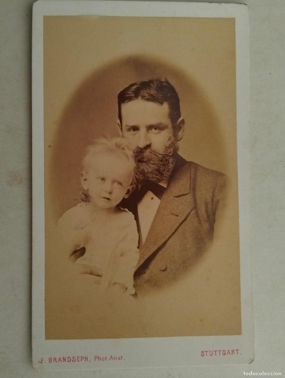 Antique Photography: ANTIGUA FOTOGRAFIA, ESTUDIO F. BRANDSEPH - STUTTGART, PRINCIPIO SIGLO XX, MEDIDAS 6,5 X 10,5 CM