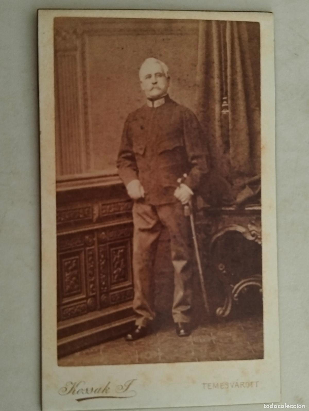 Antique Photography: TARJETA DE VISITA, ESTUDIO KOSSAK JOZSEF - TEMESVAROTT, FINALES SIGLO XIX, MEDIDAS 6,5 X 10,5 CM
