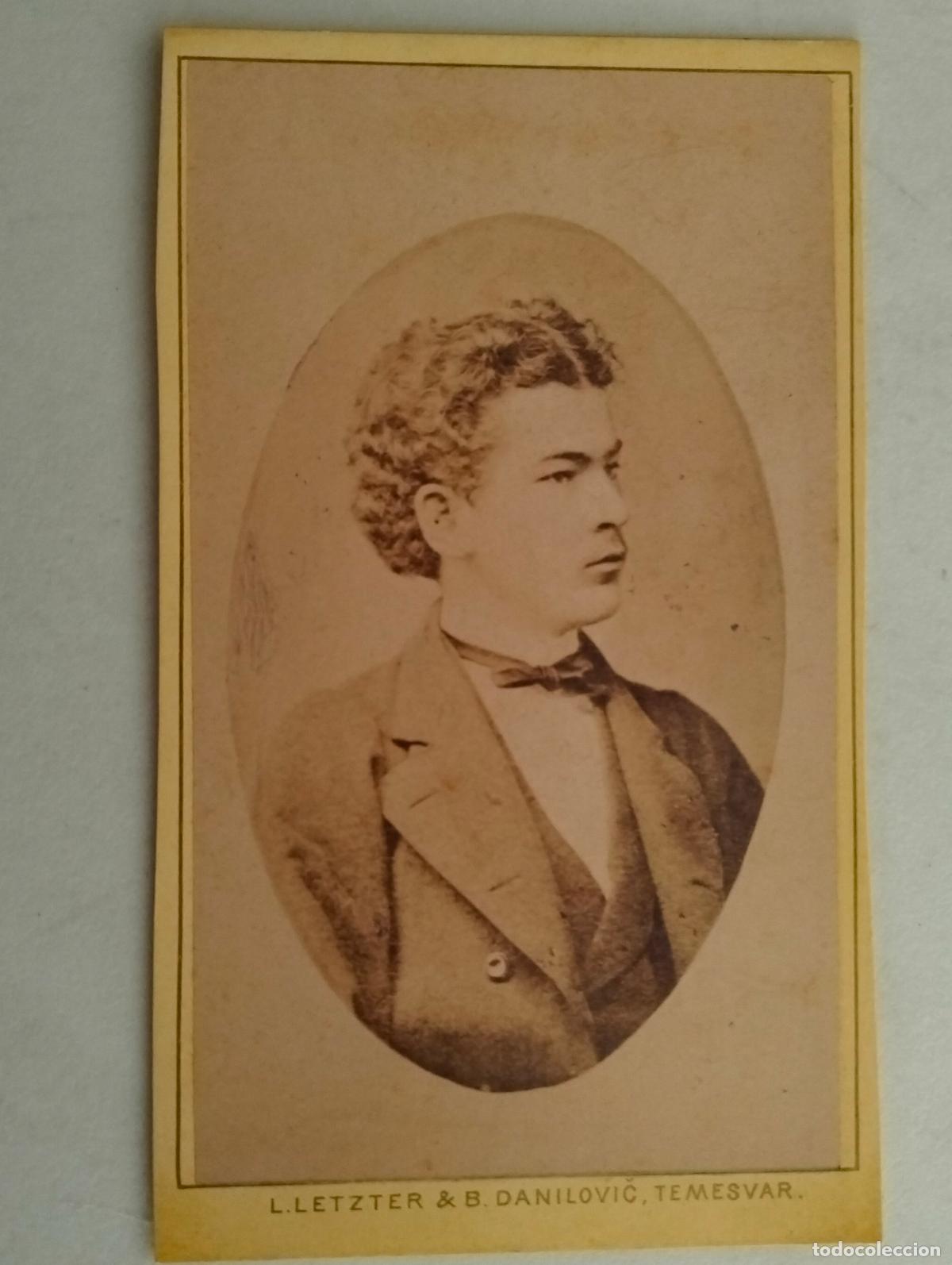 Antique Photography: TARJETA DE VISITA, ESTUDIO L. LETZTER - TEMESVAR, FINALES SIGLO XIX, MEDIDAS 6,5 X 10,5 CM