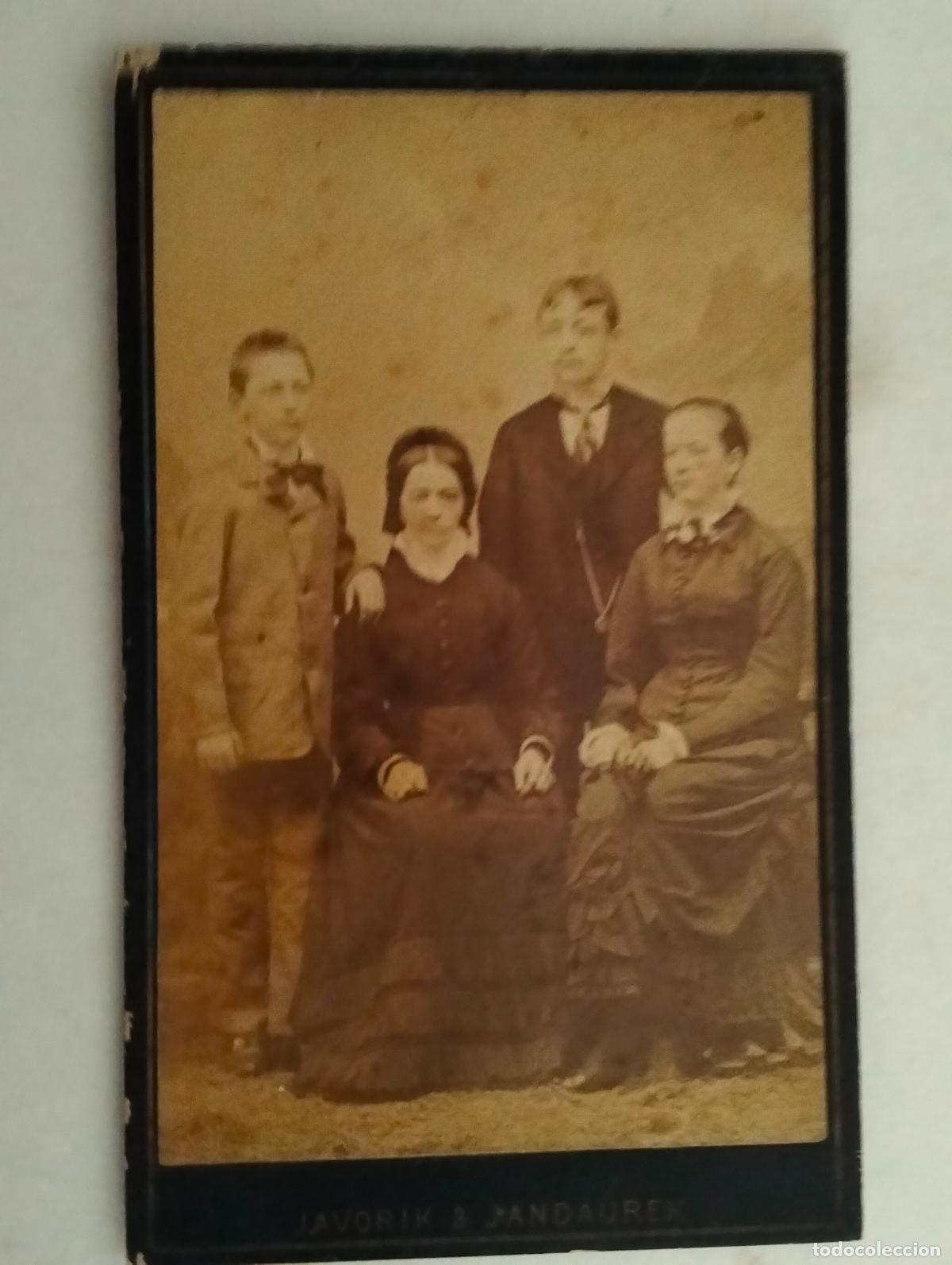 Antique Photography: TARJETA DE VISITA, ESTUDIO JAVORIK & JANDAUREK - KASCHAU, FINALES SIGLO XIX, MEDIDAS 6,5 X 10,5 CM