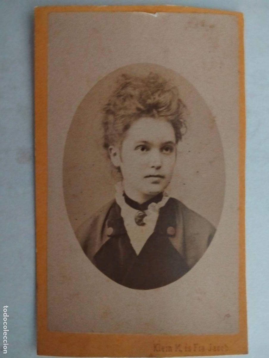 Fotograf&iacute;a antigua: TARJETA DE VISITA, ESTUDIO LEIN M. ES FIA JAKOB - UNGHVART, FINALES SIGLO XIX, MEDIDAS 6 X 10 CM