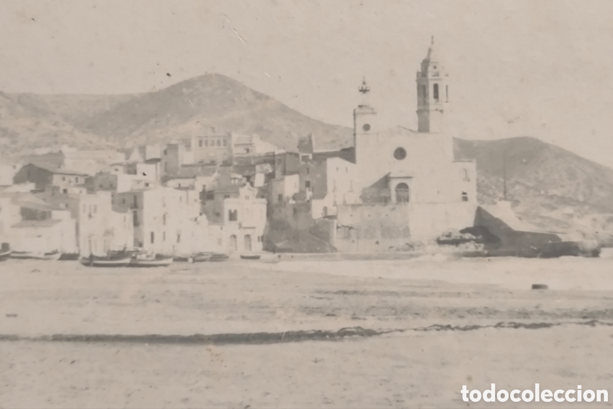 Fotograf&iacute;a antigua: ALB&Uacute;MINA FOTOGRAF&Iacute;A SITGES C. 1900