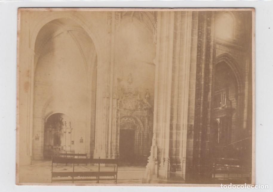 Fotograf&iacute;a antigua: C&aacute;diz. Fotograf&iacute;a antigua. Interior de la Catedral. Tama&ntilde;o: 13,5 x 10 ctms.