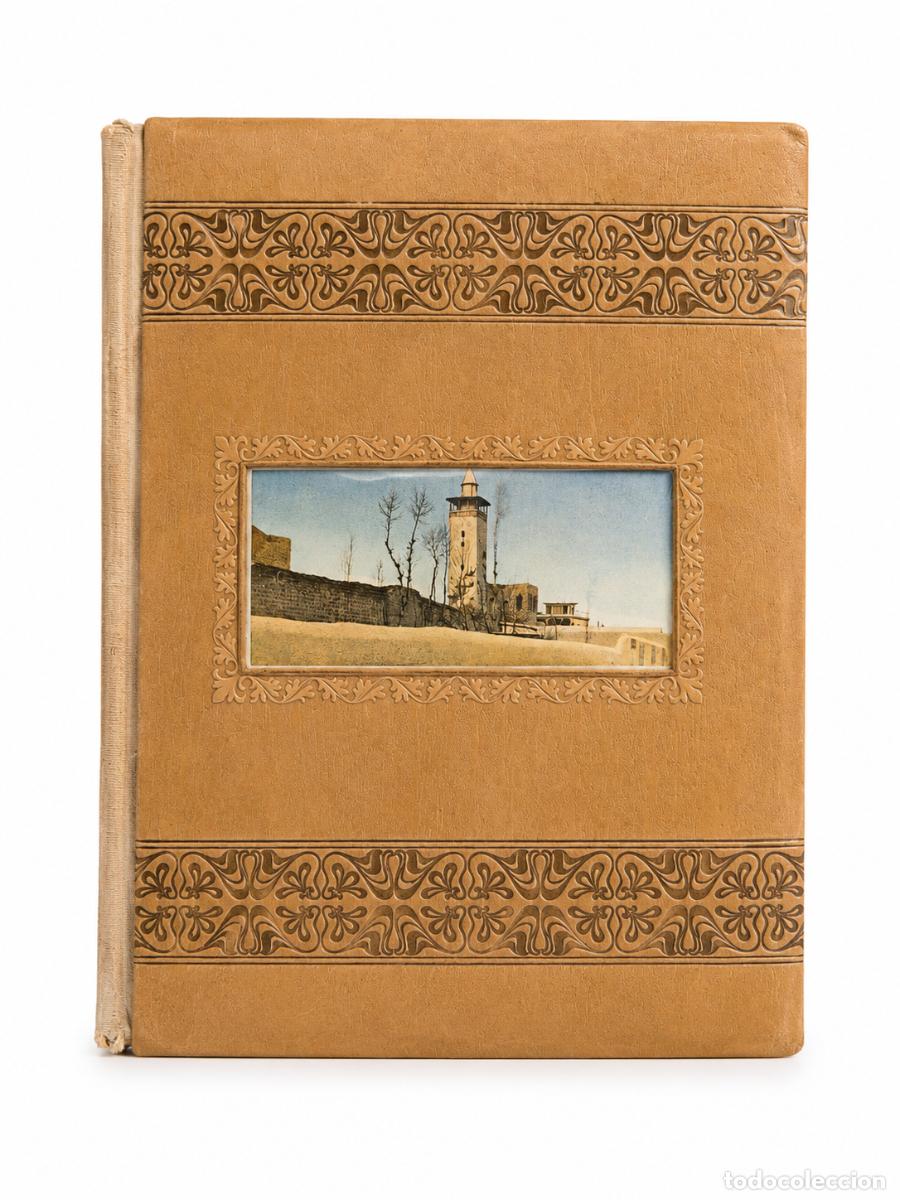 Fotograf&iacute;a antigua: Antiguo &Aacute;lbum de Fotos, Postales Art Nouveau - 1900-20 - Cubierta de S&iacute;mil Piel Acolchada