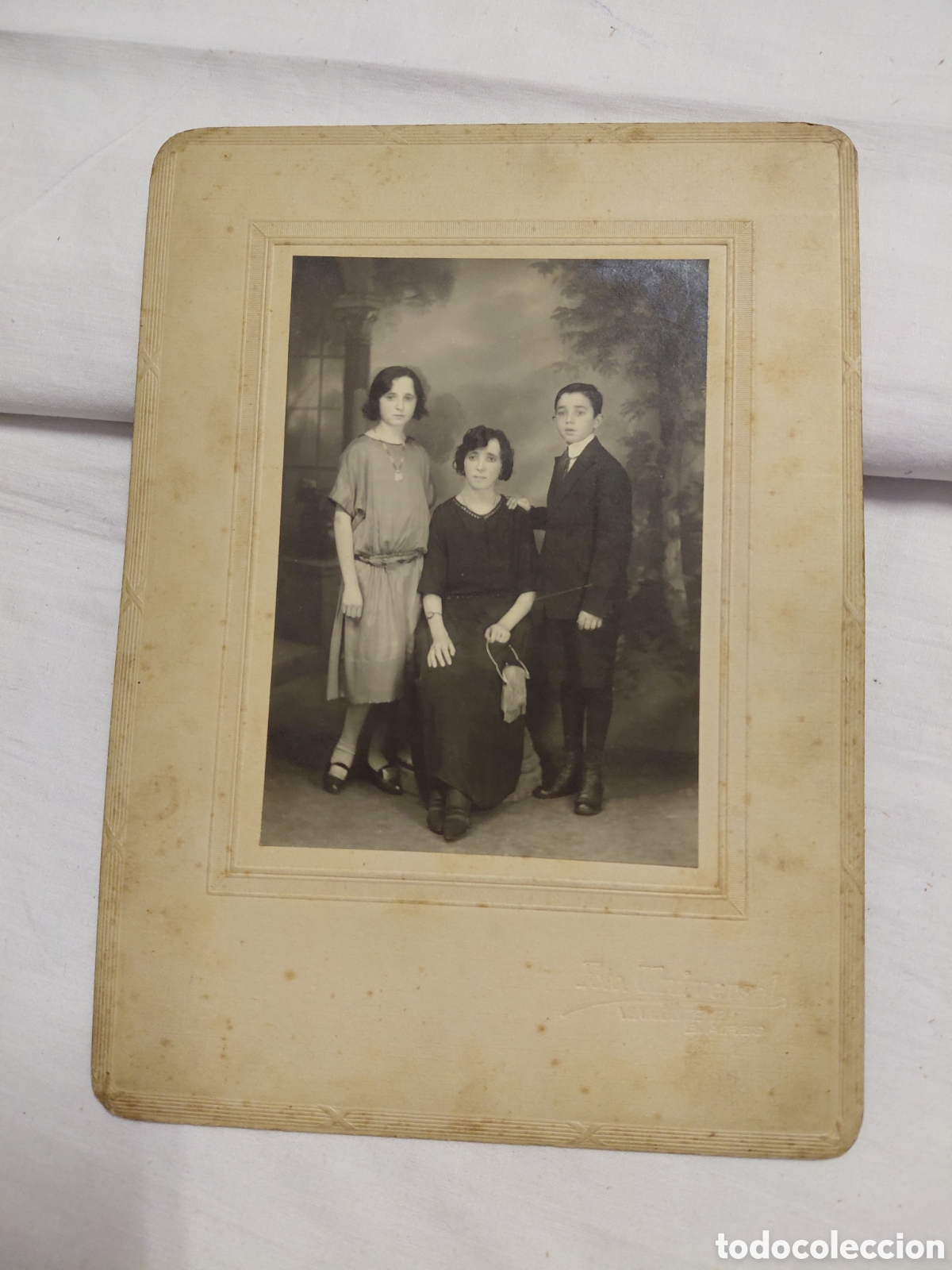Fotograf&iacute;a antigua: ANTIGUA FOTOGRAFIA DE DE FAMILIA.BUENOS AIRES 1923