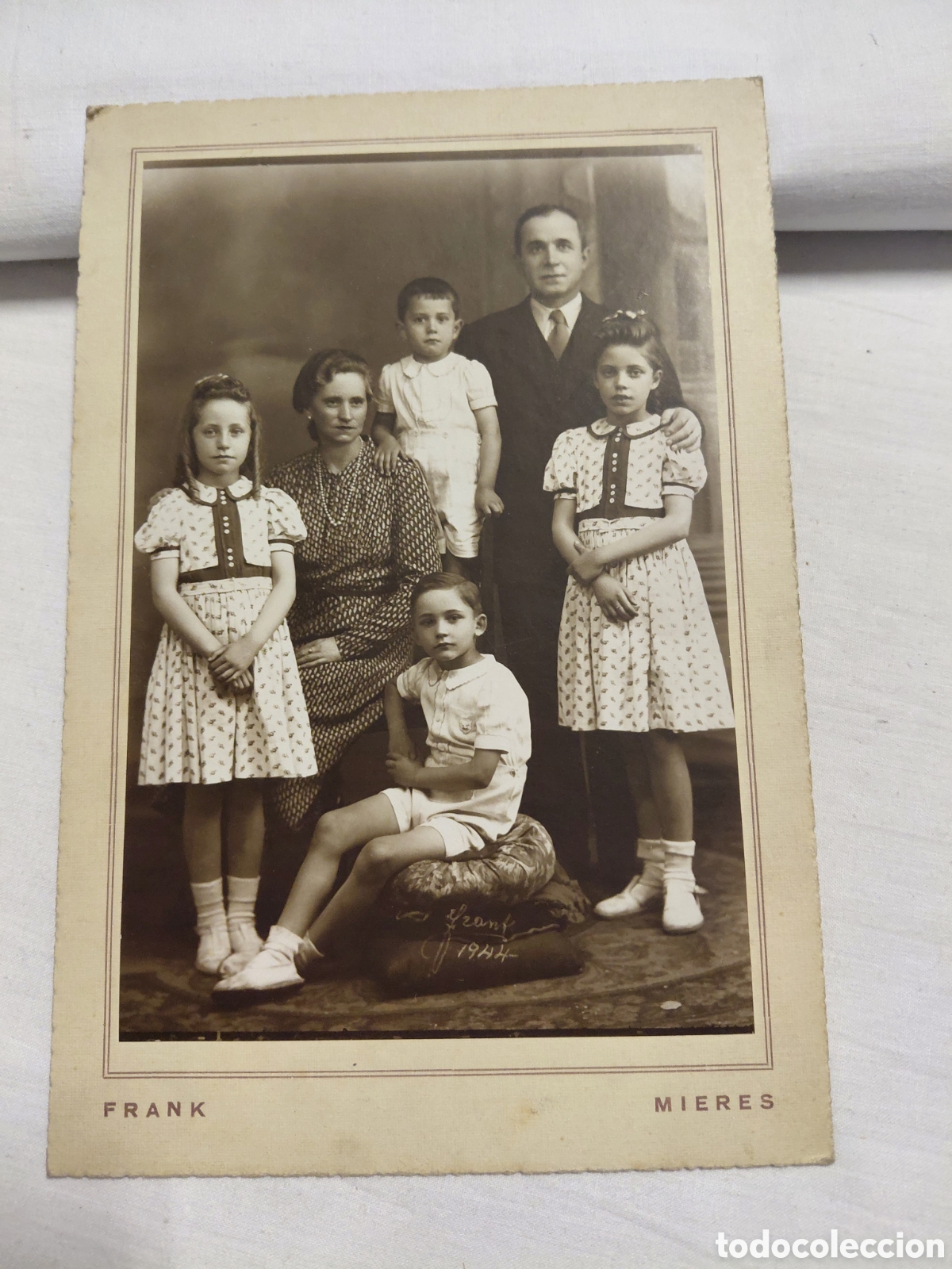 Fotograf&iacute;a antigua: ANTIGUA FOTOGRAFIA FAMILIA FOTOGRAFO FRANK MIERES 1944