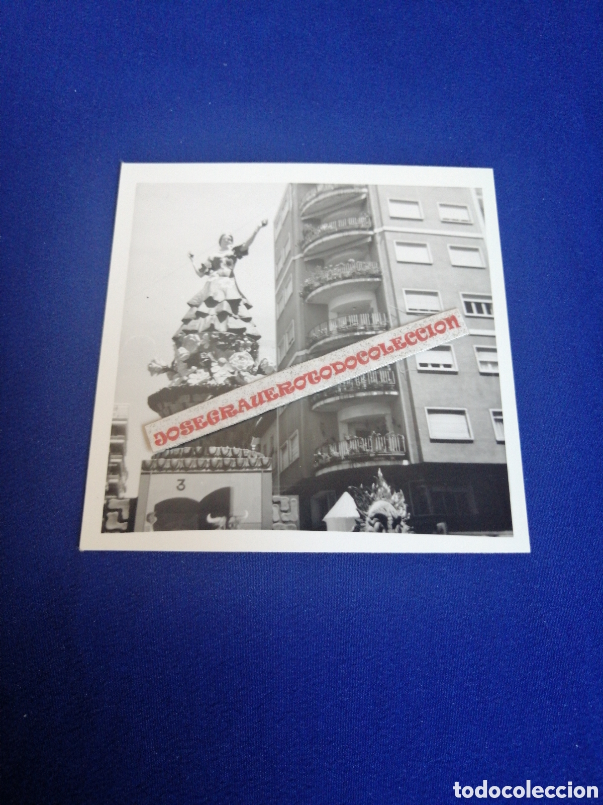 Fotograf&iacute;a antigua: HOGUERAS DE SAN JUAN - A&Ntilde;O 1974- FOTOGRAF&Iacute;A ANTIGUA SIGLO PASADO