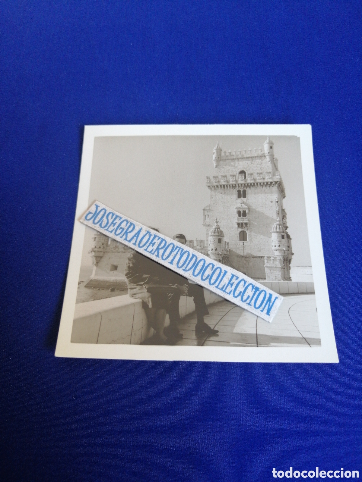 Fotograf&iacute;a antigua: LISBOA (PORTUGAL) TORRE DE BELEN CON MODELOS POSANDO FOTOGRAF&Iacute;A ANTIGUA SIGLO PASADO