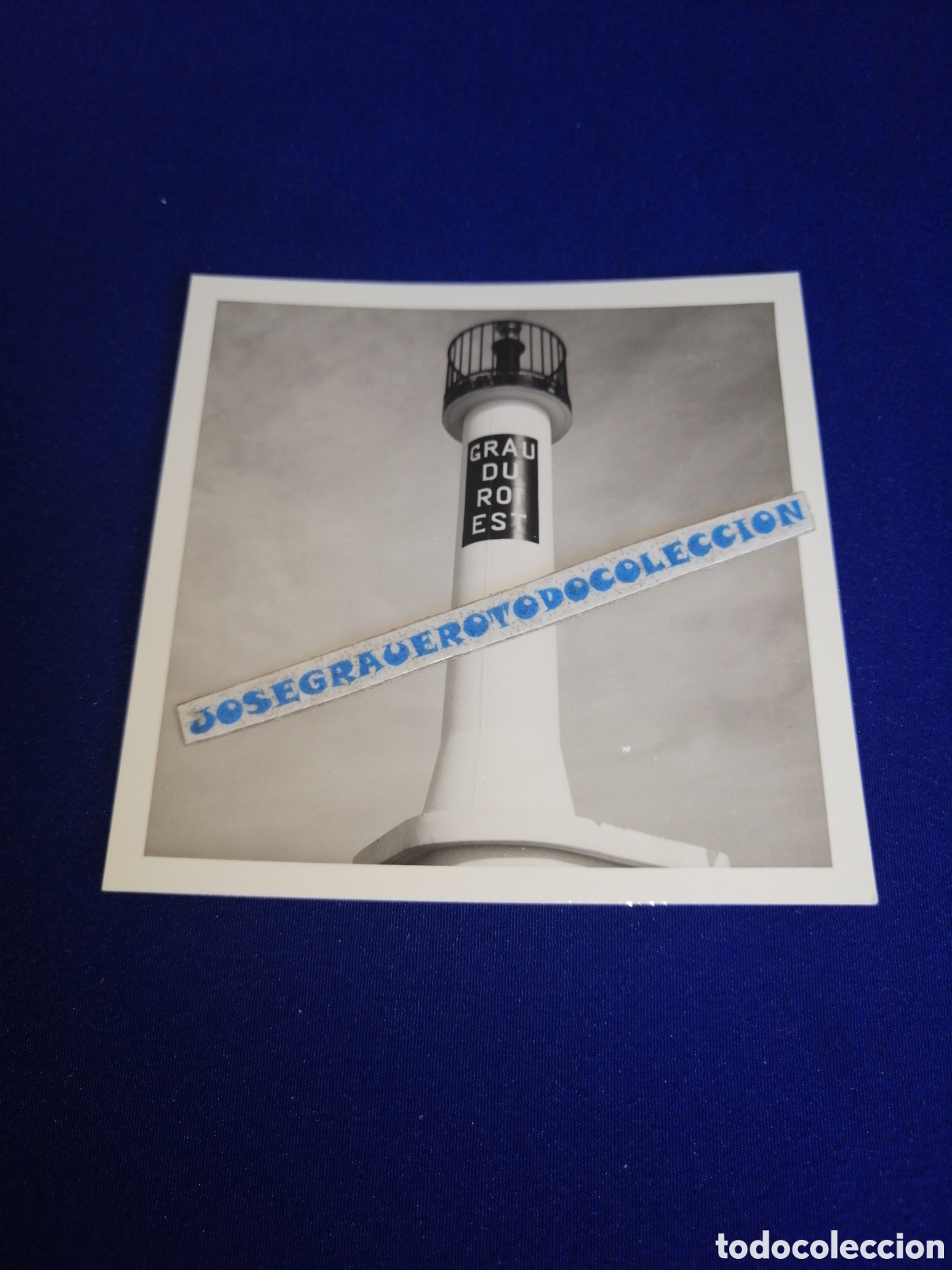 Fotograf&iacute;a antigua: FARO DE GRAU-DU-ROI (FRANCIA) FOTOGRAF&Iacute;A