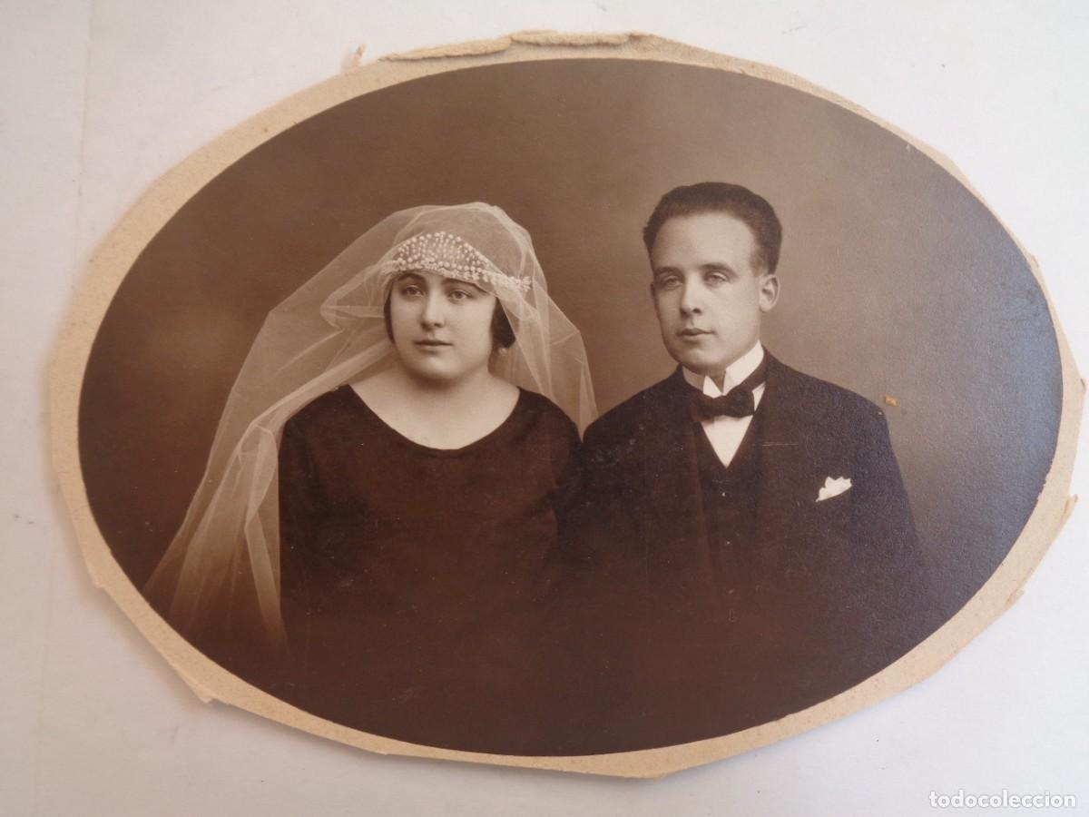 Fotograf&iacute;a antigua: BONITA FOTO DE ESTUDIO DE BODA . PRINCIPIOS DE SIGLO