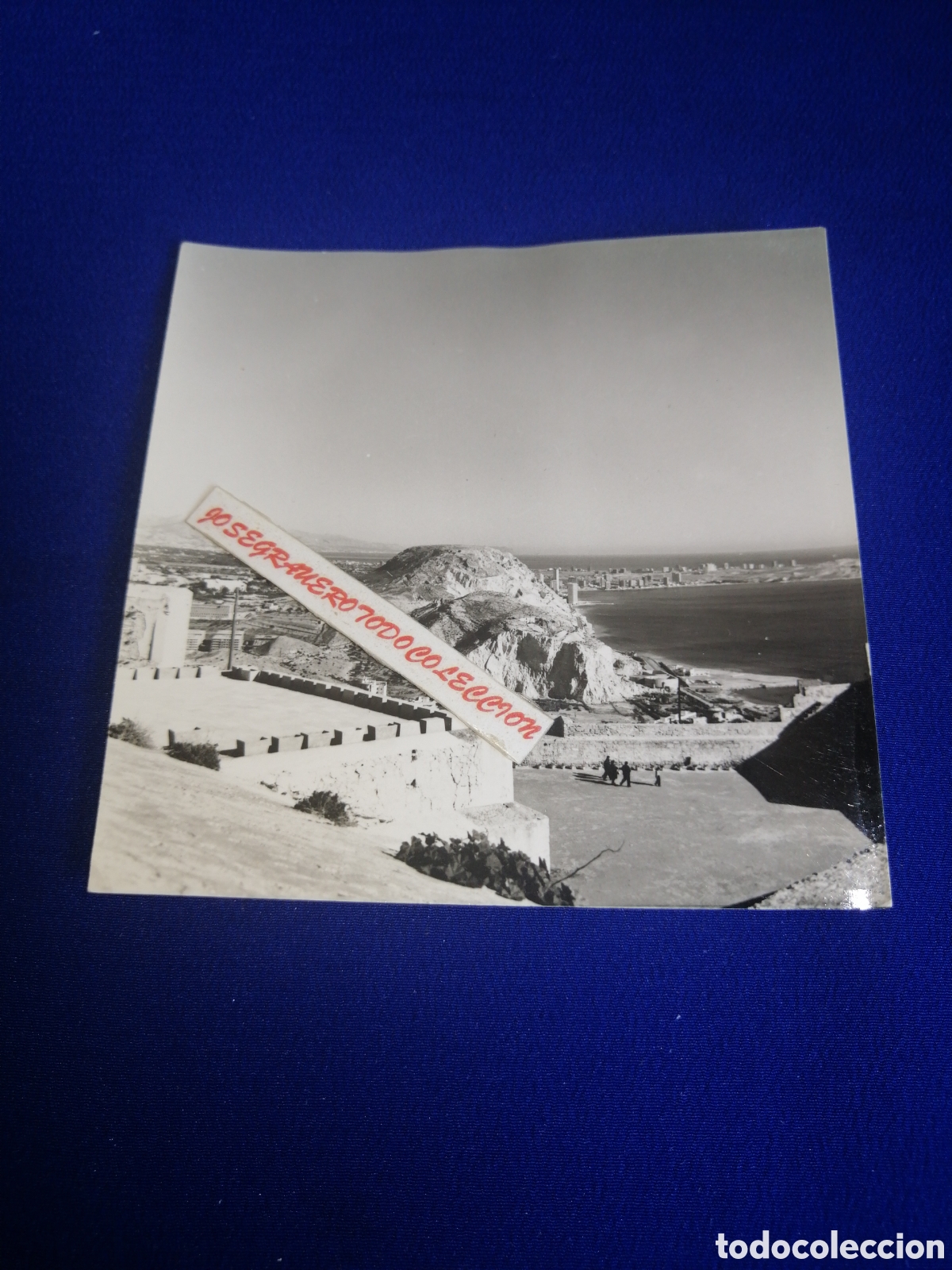 Fotograf&iacute;a antigua: CASTILLO DE SANTA BARBARA (ALICANTE) FOTOGRAF&Iacute;A ANTIGUA SIGLO PASADO