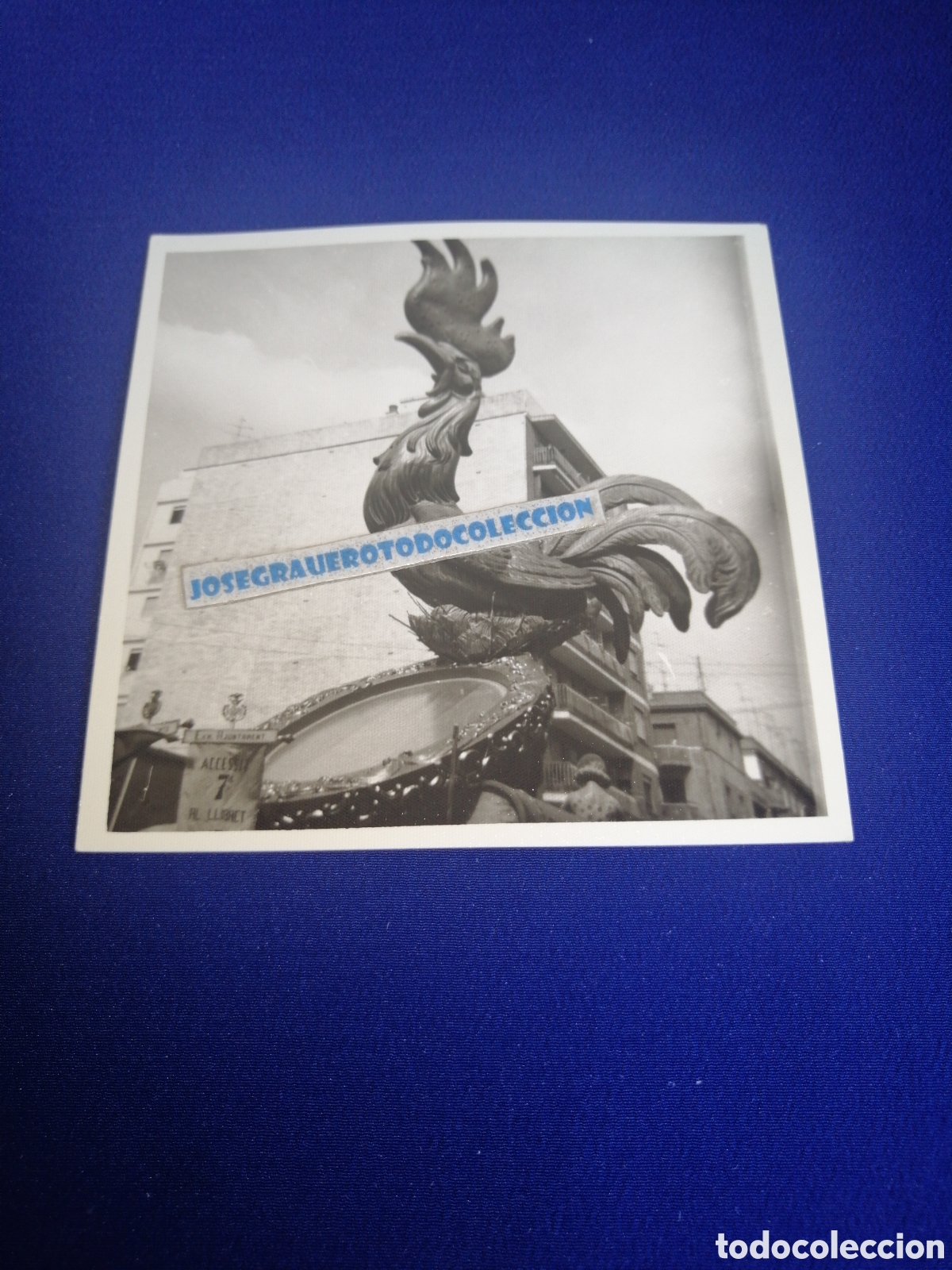 Fotograf&iacute;a antigua: FALLA SAN IGNACIO DE LOYOLA 1971 ARTISTA FRANCISCO TOM&Aacute;S FOTOGRAF&Iacute;A