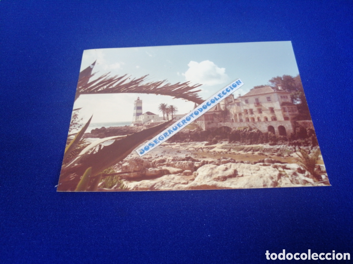 Fotograf&iacute;a antigua: CASCAIS - LISBOA (PORTUGAL) FARO A&Ntilde;O 1978 FOTOGRAF&Iacute;A ANTIGUA SIGLO PASADO