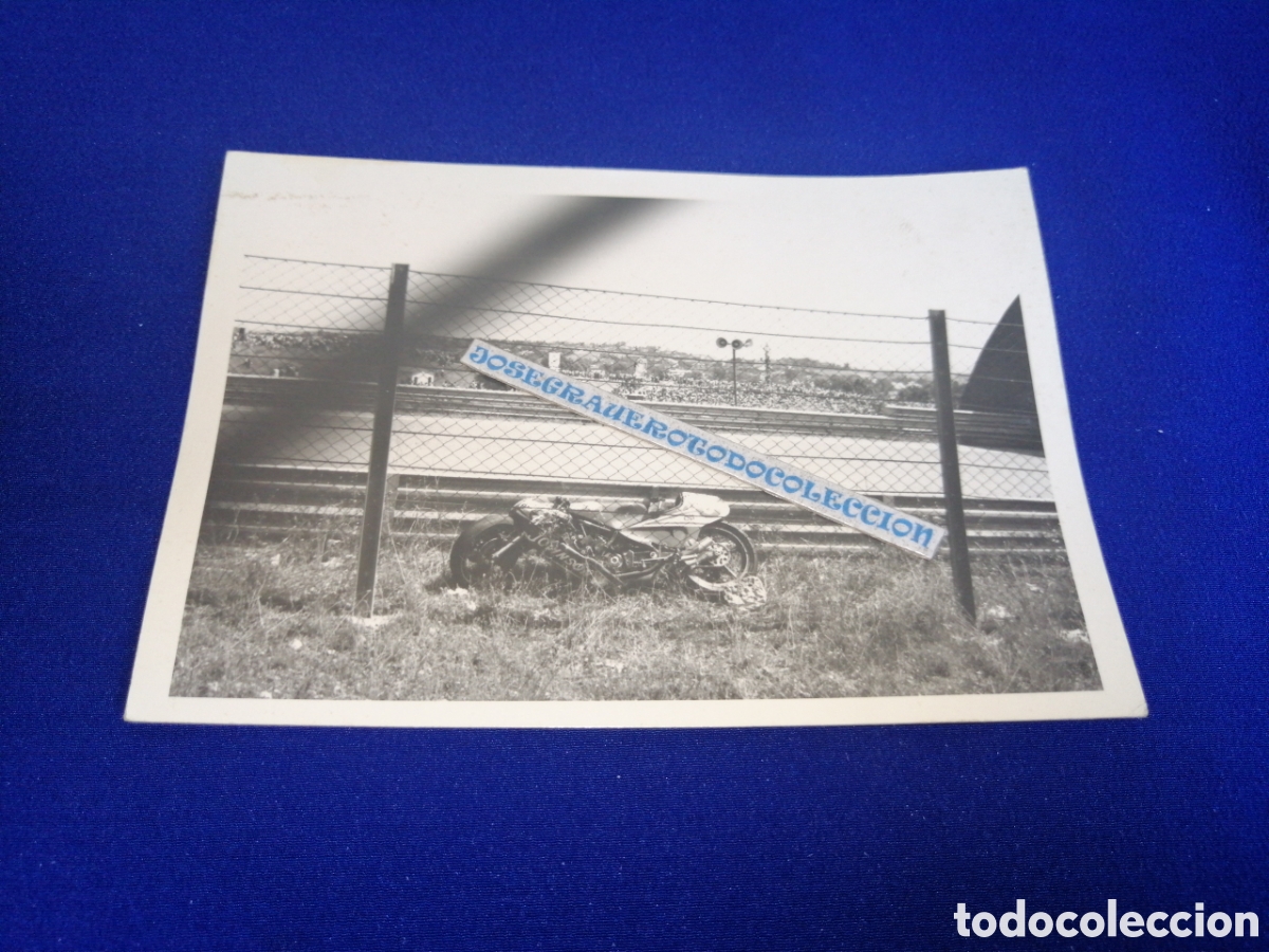 Fotograf&iacute;a antigua: CIRCUITO DEL JARAMA - MOTOCICLISMO (MADRID) - JARAMA CIRCUIT - MOTORCYCLIN