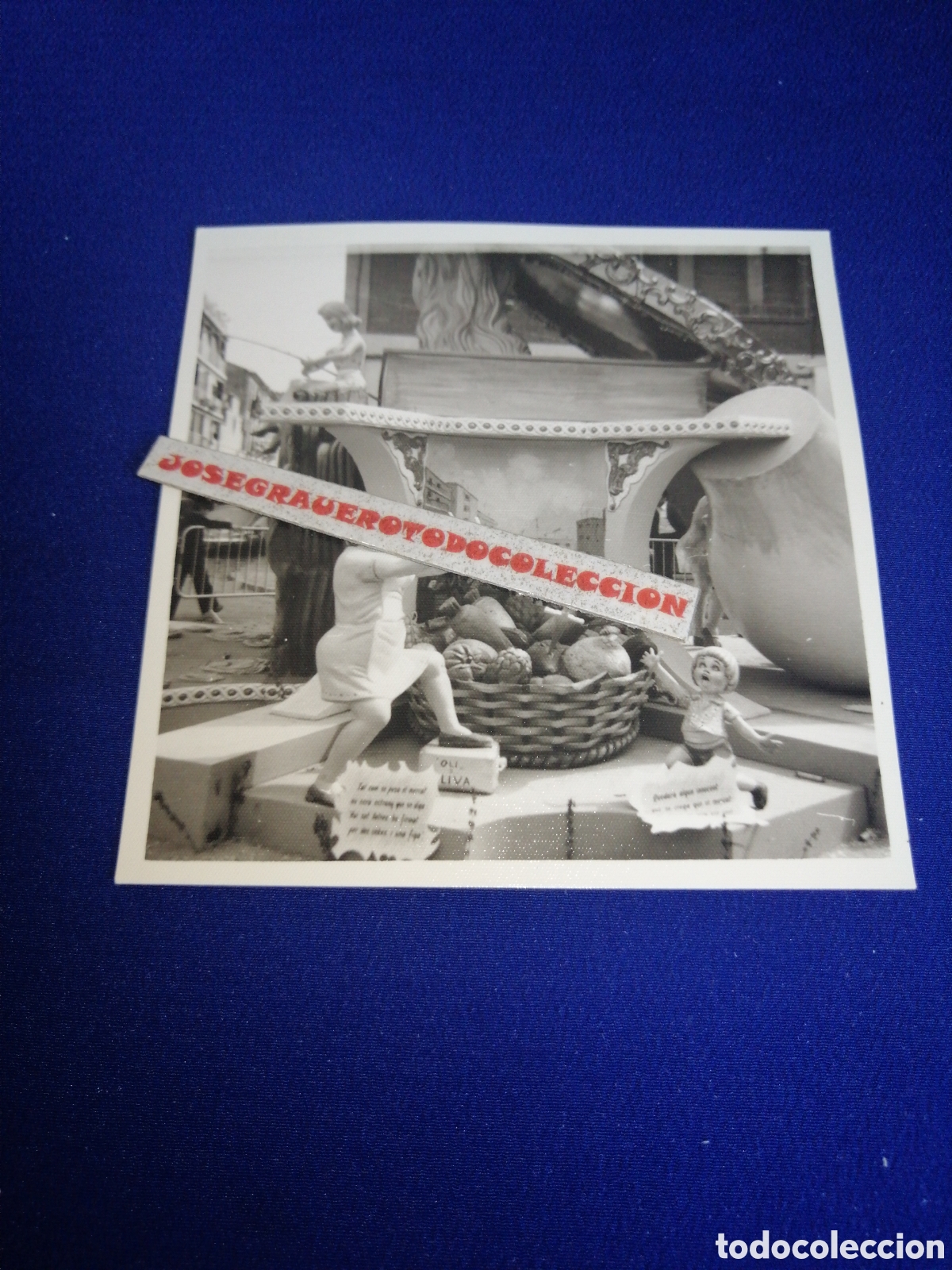Fotograf&iacute;a antigua: FALLA SAN IGNACIO DE LOYOLA A&Ntilde;O 1971 ARTISTA FRANCISCO TOM&Aacute;S