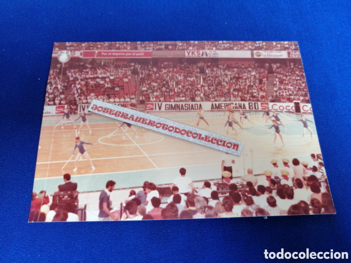 Fotograf&iacute;a antigua: IV GIMNASIA AMERICANA 1980 - GIMNASTICOS PUBLICIDAD COCA-COLA FOTOGRAF&Iacute;A ANTIGUA