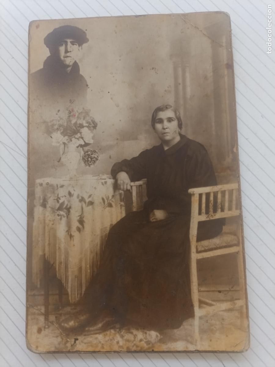 Fotograf&iacute;a antigua: Photo Hevilla, Valencia. Foto en soporte r&iacute;gido. Formato tarjeta postal