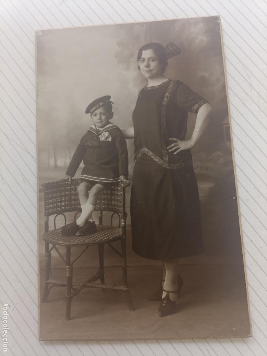 Fotograf&iacute;a antigua: Vendrell fot&oacute;grafo, Valencia. Foto en soporte r&iacute;gido