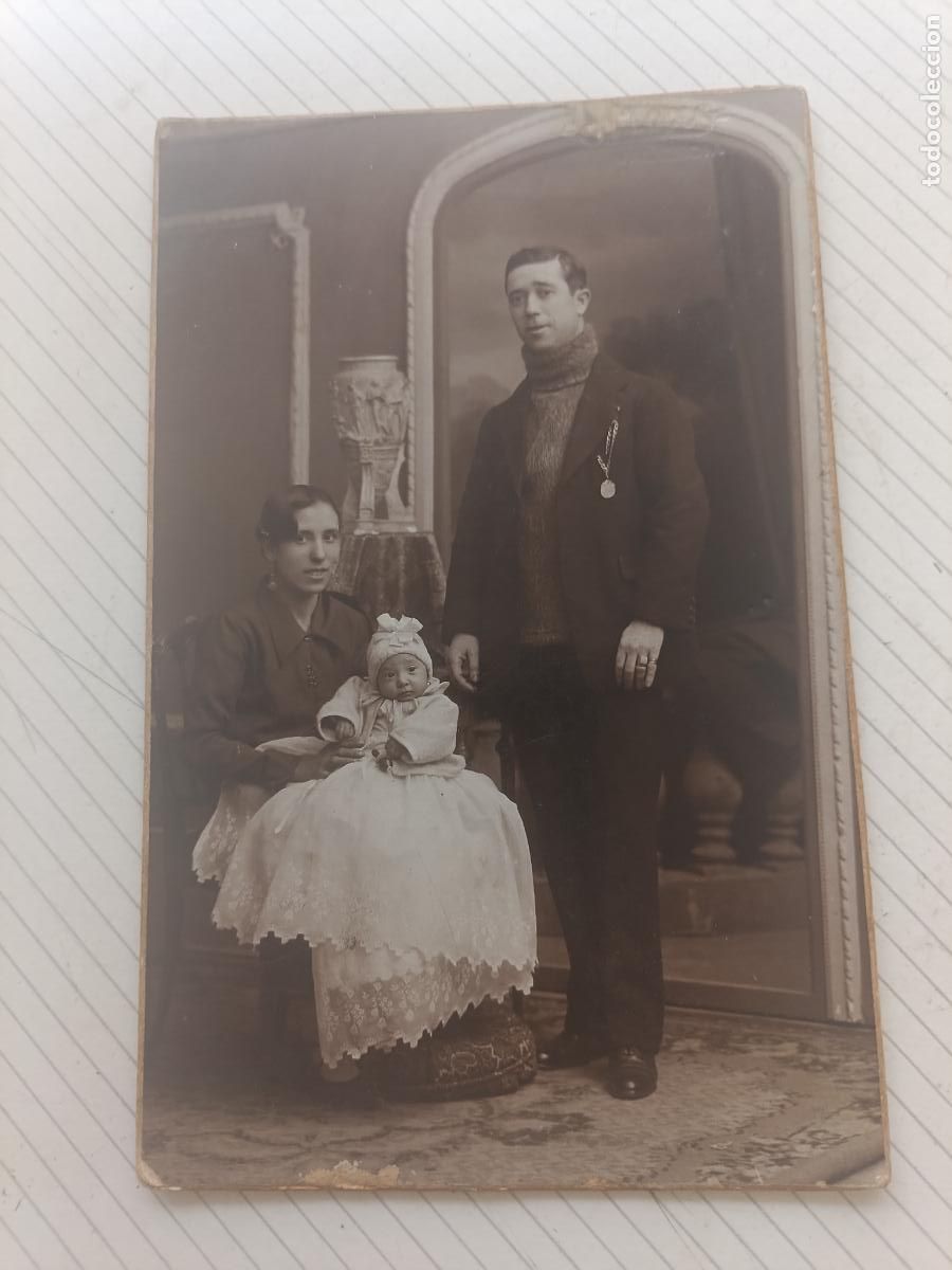 Fotograf&iacute;a antigua: J. Llopis fot&oacute;grafo, Valencia. Foto en soporte r&iacute;gido