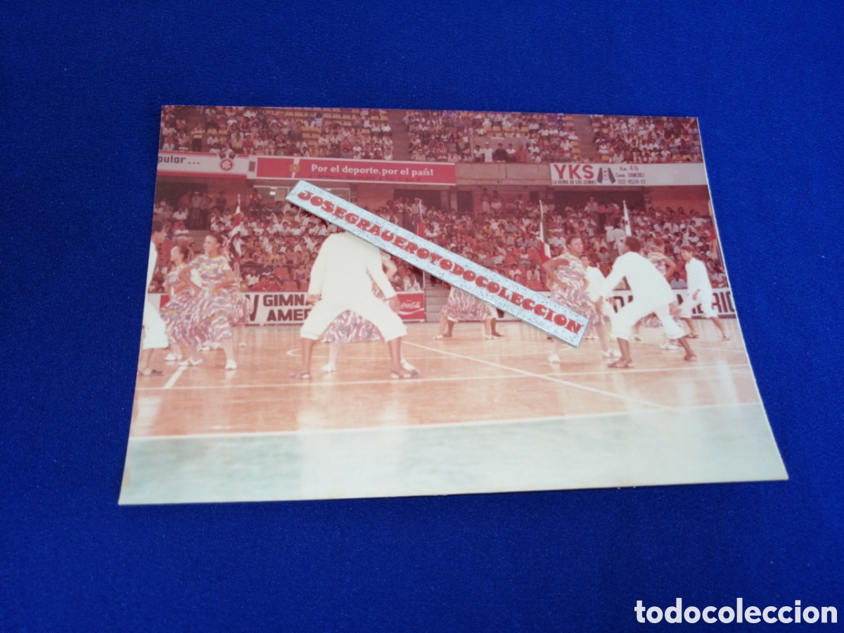 Fotograf&iacute;a antigua: IV GIMNASIA AMERICANA 1980 - CEREMONIA INICIAL PUBLICIDAD COCA-COLA FOTOGRAF&Iacute;A ANTIGUA