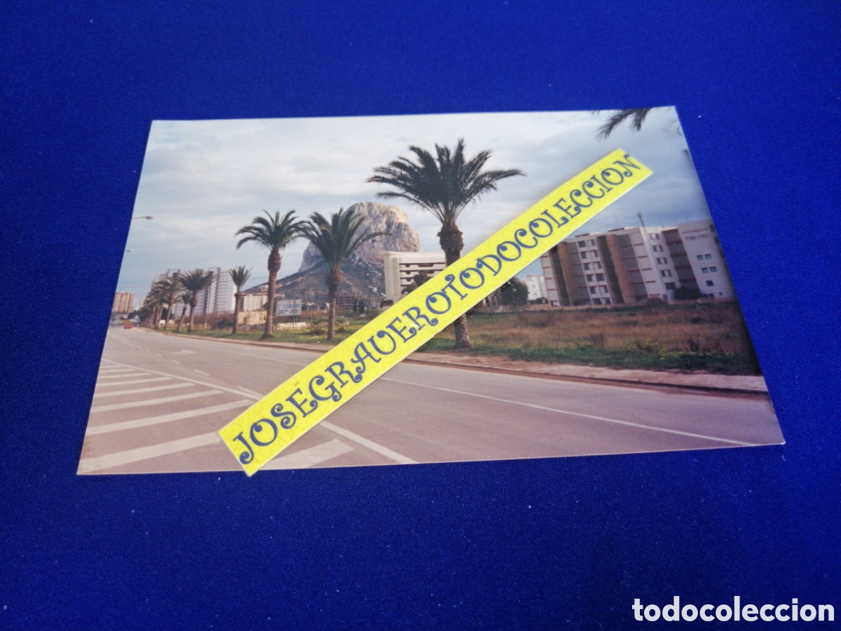 Fotograf&iacute;a antigua: CALPE ALICANTE PE&Ntilde;ON FOTOGRAF&Iacute;A