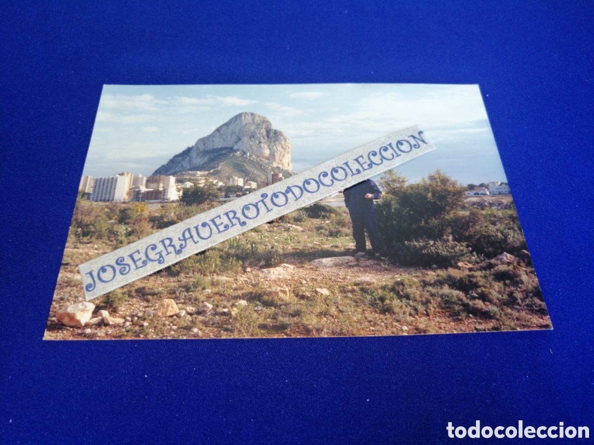 Fotograf&iacute;a antigua: CALPE ALICANTE PE&Ntilde;ON FOTOGRAF&Iacute;A