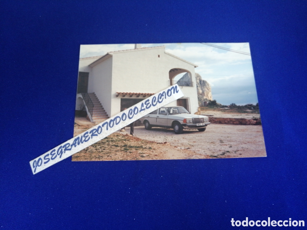 Fotograf&iacute;a antigua: PE&Ntilde;ON DE IFCAC (CALPE) ALICANTE - MERCEDES BENZ 230E FOTOGRAF&Iacute;A ANTIGUA