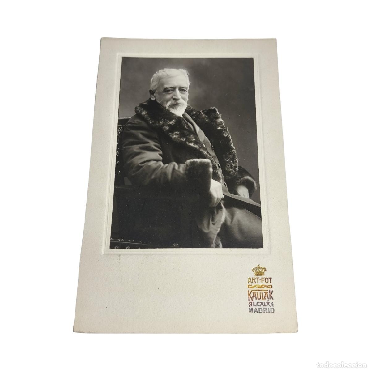 Fotograf&iacute;a antigua: Retrato De Eugenio Montero R&iacute;os (Presidente Del Gobierno Y Ministro De Justicia). 1890-1905