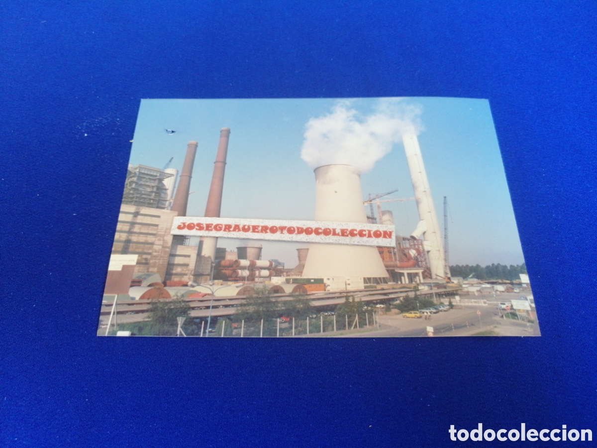 Fotograf&iacute;a antigua: CENTRAL NUCLEAR O TERMINACA (PORTUGAL???) FOTOGRAF&Iacute;A ANTIGUA