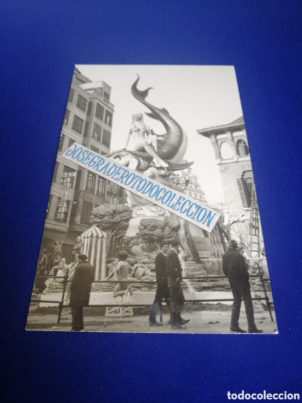 Fotograf&iacute;a antigua: FALLA PLAZA MERCADO CENTRAL - A&Ntilde;O 1967 ARTISTA JOS&Eacute; MARINEZ MOLLA FOTOGRAF&Iacute;A ANTIGUA