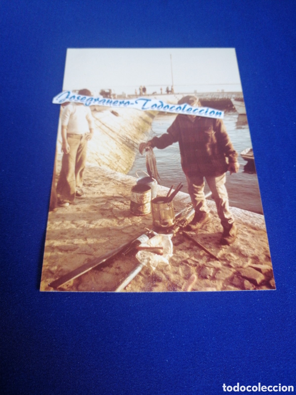 Fotograf&iacute;a antigua: ESTUBAL - PORTUGAL PUERTO Y PESCADORES A&Ntilde;O 1978 FOTOGRAF&Iacute;A ANTIGUA