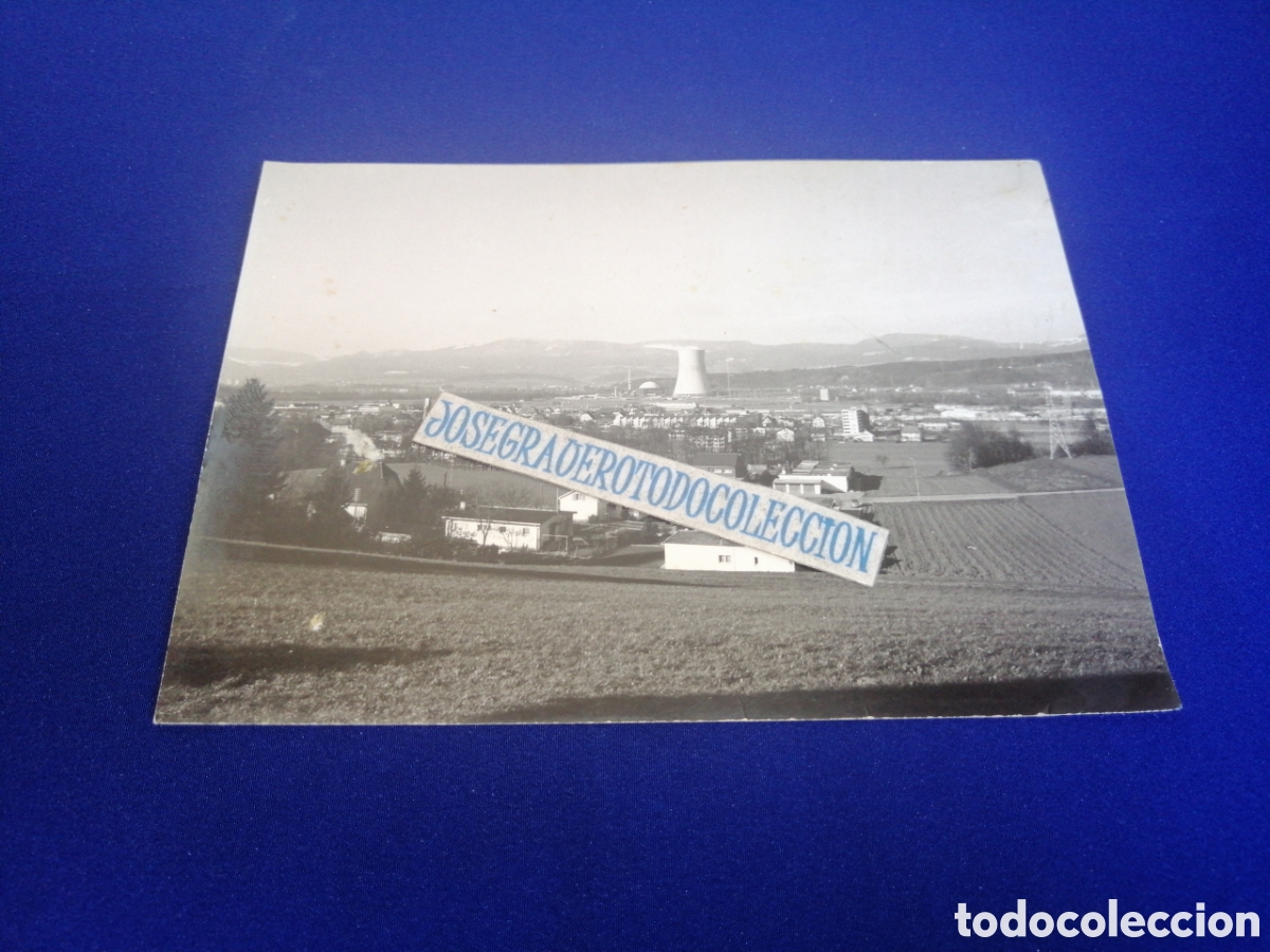 Fotograf&iacute;a antigua: LUZERN (SUIZA) CENTRAL NUCLEAR O TERMICA FOTOGRAF&Iacute;A ANTIGUA SIGLO PASADO
