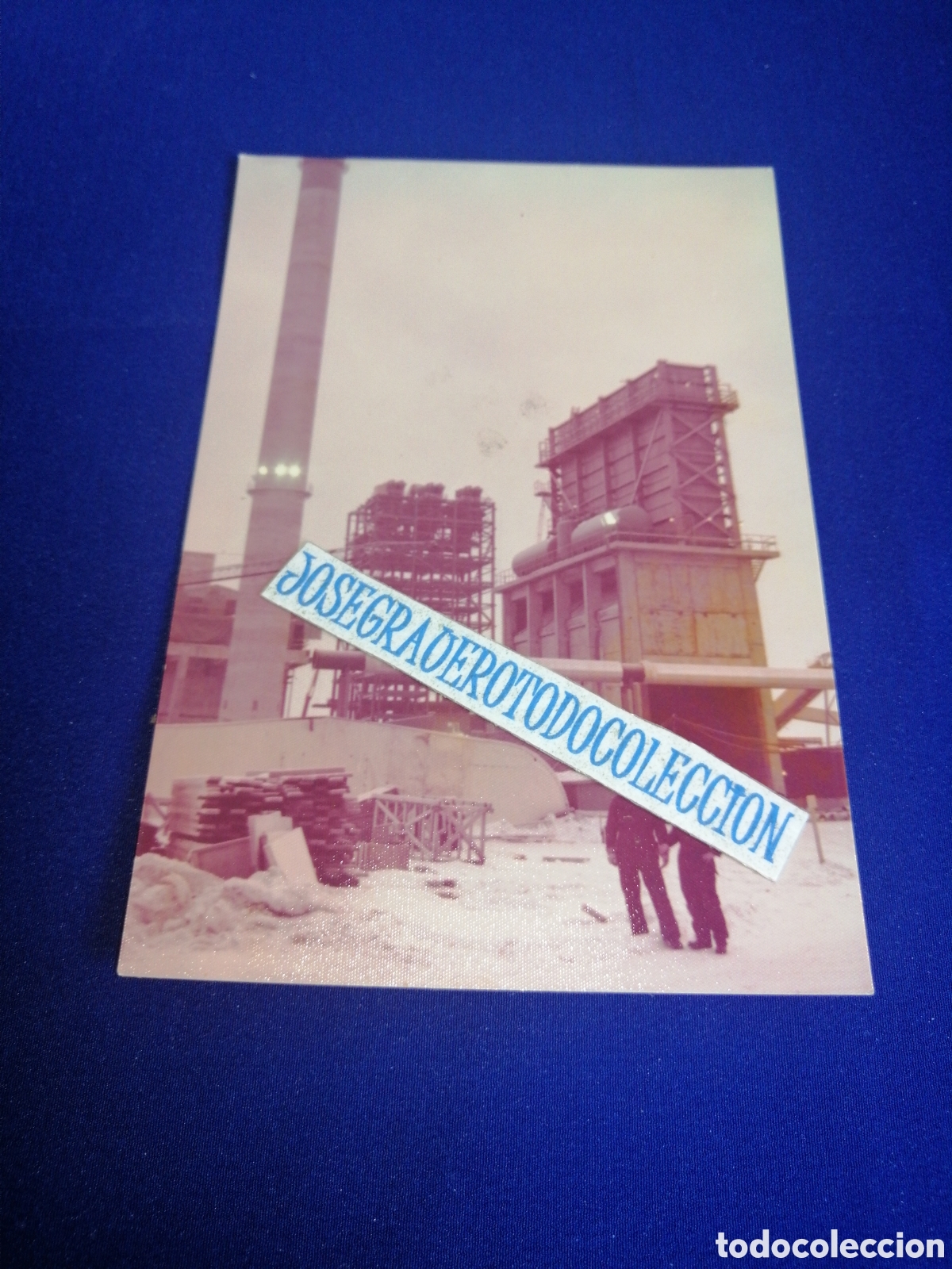 Fotograf&iacute;a antigua: Lule&aring;, Suecia INSTALACIONES SIDERURGICAS A&Ntilde;O 1975 FOTOGRAF&Iacute;A ANTIGUA