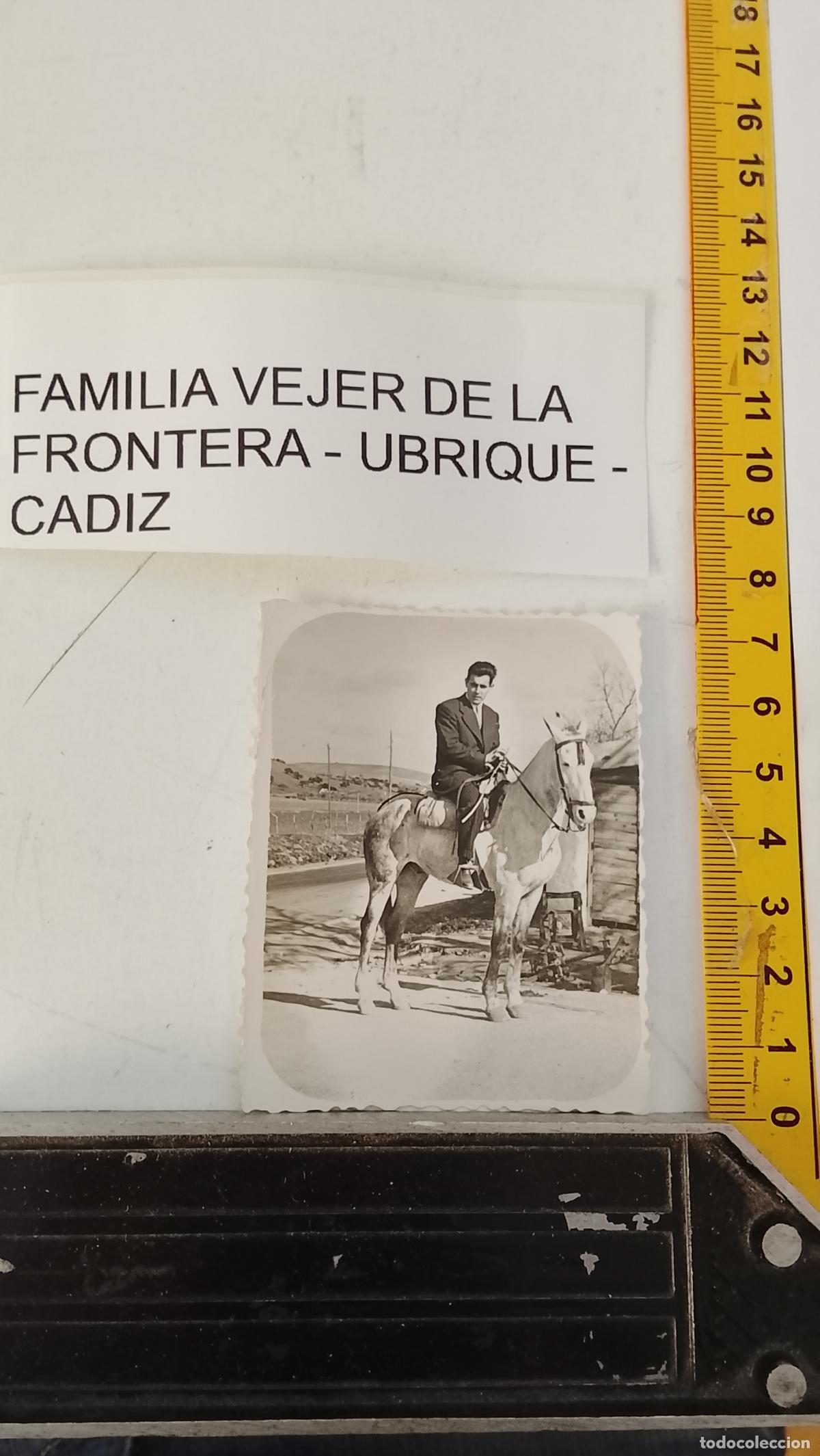 Fotograf&iacute;a antigua: FOTOGRAFIA ANTIGUA VEJER DE LA FRONTERA CADIZ - FAMILIA VEJER UBRIQUE